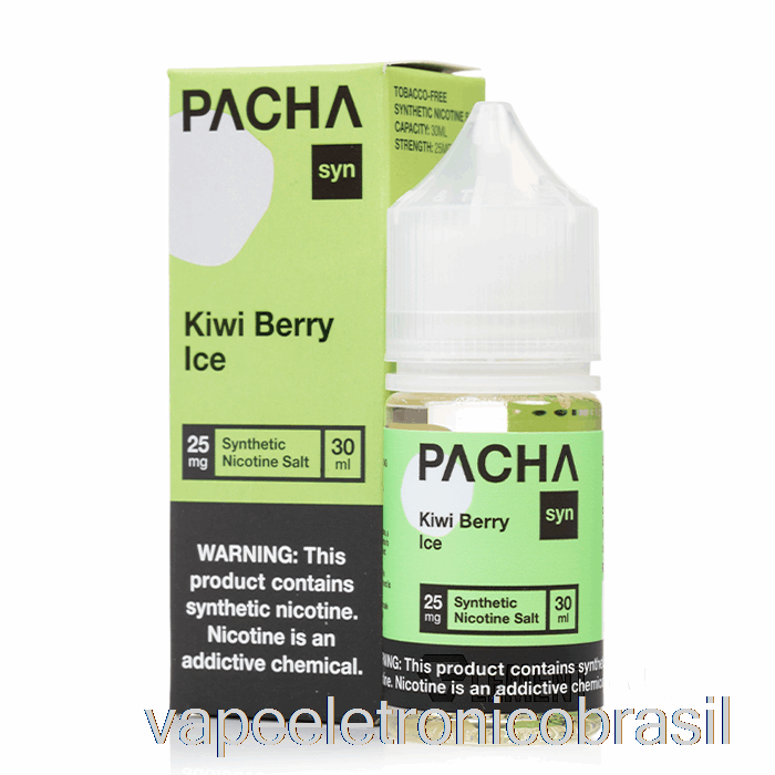 Vape Recarregável Kiwi Berry Ice - Pacha Syn Salts - 30ml 25mg